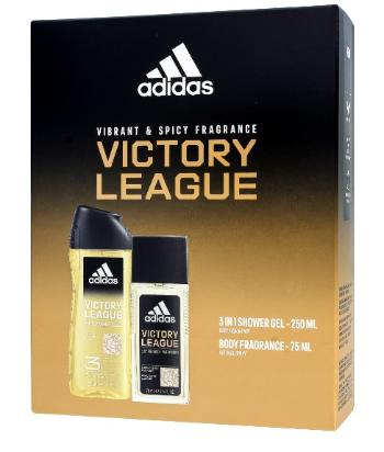 Adidas Victory League - deodorant cu pulverizator 75 ml + gel de duș 3 în 1 250 ml