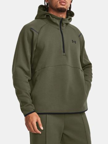 Under Armour UA Unstoppable Flc Hoodie Mikina Zelená