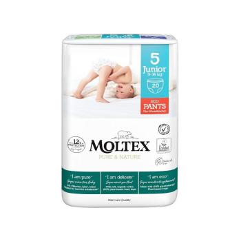 Moltex Pure & Nature Junior 9-14 kg plenkové kalhotky 20 ks