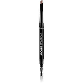 Revolution Relove Power Brow tužka na obočí s kartáčkem odstín Brown 0,3 g