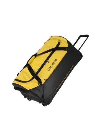 Travelite Basics Trolley Travel Bag Black/yellow Taška Žlutá