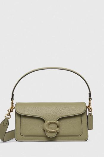 Kožená kabelka Coach Tabby Shoulder Bag 26 zelená barva