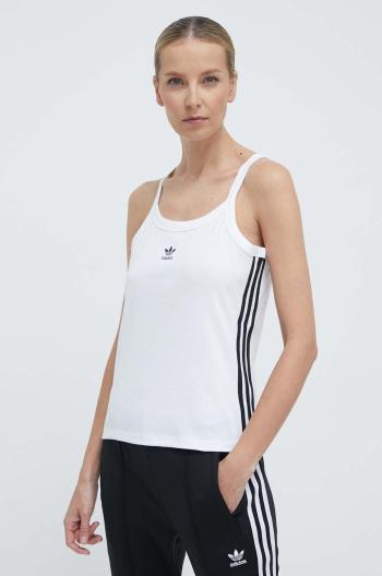 Top adidas Originals 3-Stripe Tank dámský, bílá barva, IR6914