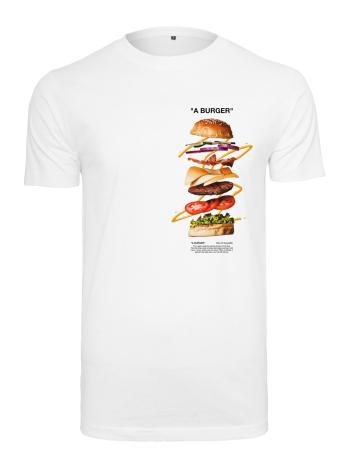 Mister Tee Póló 'A Burger'  vegyes színek / fehér
