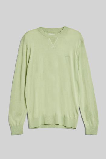 SVETR GANT FINE COTTON C-NECK MILKY MATCHA