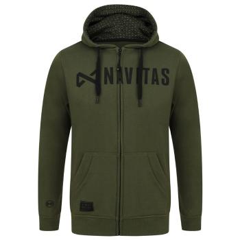 Navitas Rybářská Mikina Core Zip Hoody Green