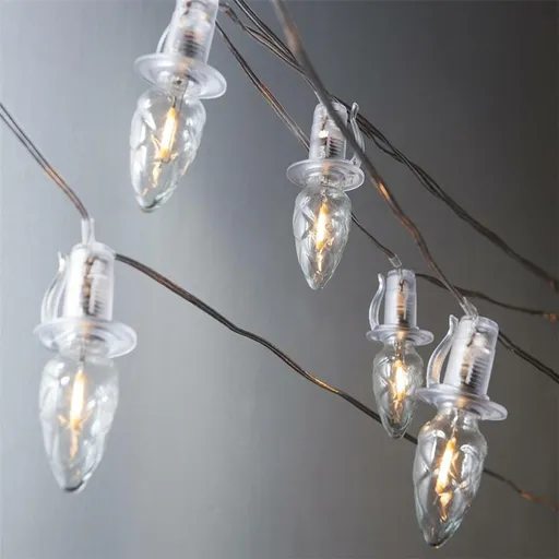 Exihand Prodloužení pro venkovní soupravu LED Filament Šiška čirá TVP-20, čirá kabeláž  bez napájení