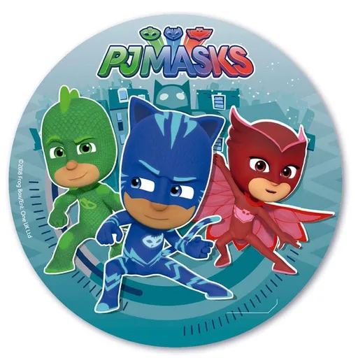 Jedlý papír PJ Masks 20 cm - Dekora