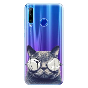 Odolné silikonové pouzdro iSaprio - Crazy Cat 01 - Huawei Honor 20 Lite