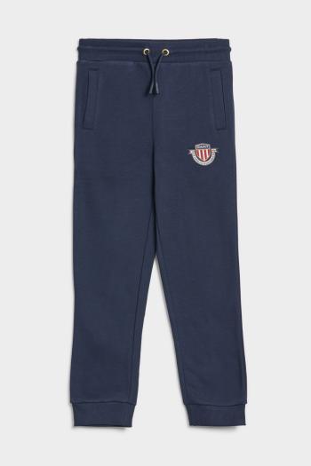 TEPLÁKY GANT D1. BANNER SHIELD SWEAT PANTS EVENING BLUE