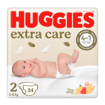 Huggies Extra Care 2 3-6 kg dětské pleny 24 ks