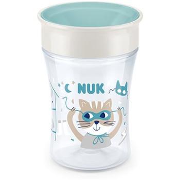 NUK hrnek Magic Cup s víčkem 230 ml - zelená, mix motivů (BABY8583d)