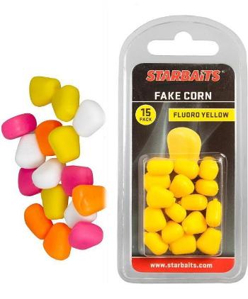 Starbaits plovoucí kukuřice floating fake corn 15 ks-bílá