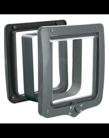 TRIXIE Usa pentru pisici cu 4 cai si tunel XL