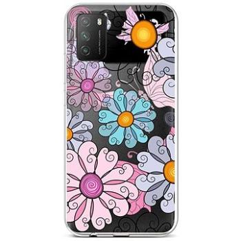 TopQ Xiaomi Poco M3 silikon Colorful Daisy 60611 (Sun-60611)