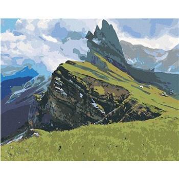 Zuty - Malování podle čísel - HŘEBEN ODLE ODDĚLUJÍCÍ ÚDOLÍ, 80x100 cm, vypnuté plátno na rám (HRAmmb08631nad)