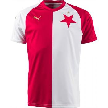 Puma SK SLAVIA HOME KIDS Originální fotbalový dres, červená, velikost