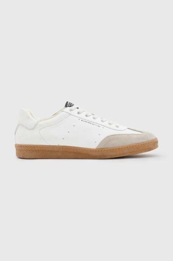 Kožené sneakers boty AllSaints Leo Low Top béžová barva, MF718X