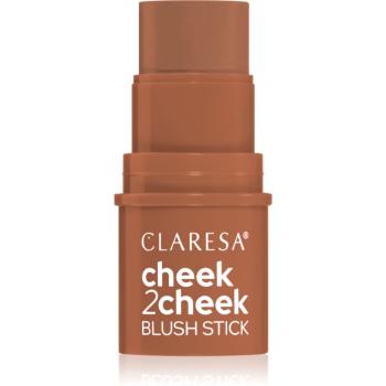 Claresa Cheek 2 Cheek krémový bronzer v tyčince odstín 02 Milk Choco 6 g