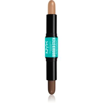 NYX Professional Makeup Wonder Stick Dual Face Lift oboustranná konturovací tyčinka odstín 05 Medium Tan 2x4 g