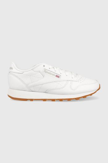 Kožené sneakers boty Reebok Classic CLASSIC LEATHER bílá barva, GY0956.100008495