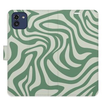 Flipové pouzdro iSaprio - Zebra Green 02 - Samsung Galaxy A03