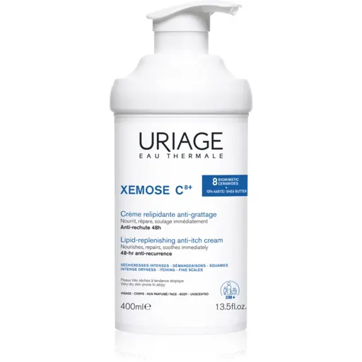 Uriage Xemose C8+ Lipid-Replenishing Anti-Irritation Cream relipidační zklidňující krém pro velmi suchou citlivou a atopickou pokožku 400 ml