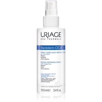 Uriage Bariéderm Drying Repairing Cica-Spray vysušující reparativní sprej s obsahem mědi a zinku 100 ml