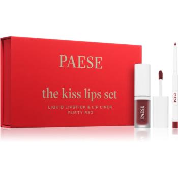 Paese The Kiss Lips Set Rusty Red set cadou culoare 04 Rusty Red