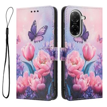 ART Peňaženkový kryt pre Xiaomi Redmi A5 PINK FLOWER
