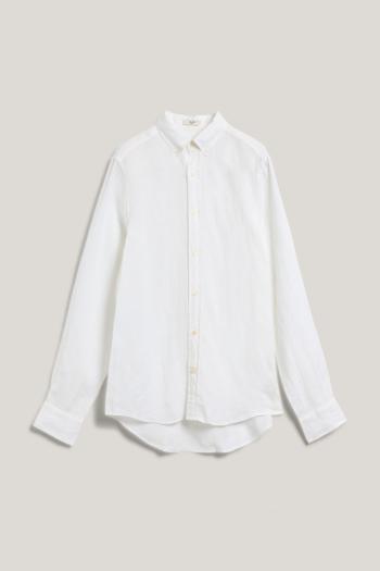 KOŠILE GANT SLIM LINEN SHIRT WHITE