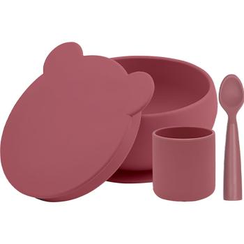 Minikoioi BLW I Velvet Rose jídelní set