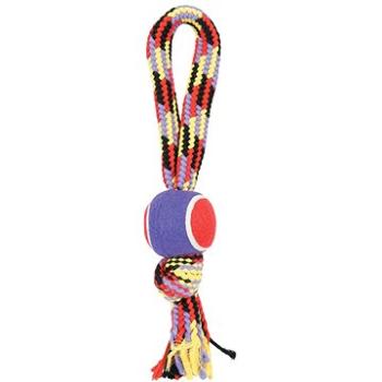 Zolux TENNIS BALL ROPE s rukojetí 40 cm (3336024803929)