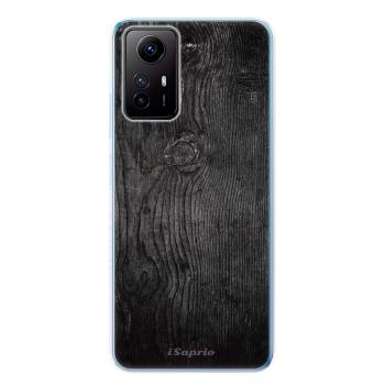 Odolné silikonové pouzdro iSaprio - Black Wood 13 - Xiaomi Redmi Note 12S