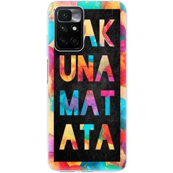 iSaprio Hakuna Matata 01 pro Xiaomi Redmi 10 (haku01-TPU3-Rmi10)