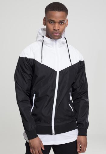 Urban Classics Arrow Windrunner blk/wht - M