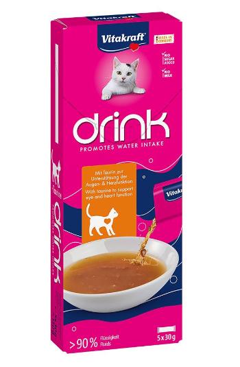 Vitakraft Cat Drink kuřecí + Taurin 5x30 g