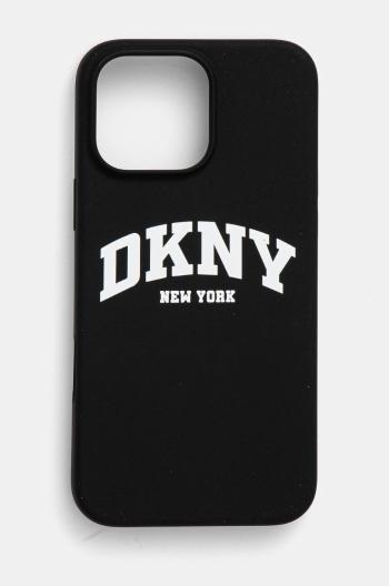 Obal na telefon Dkny iPhone 16 Pro Max 6.9 černá barva, DKHMP16XSNYACH