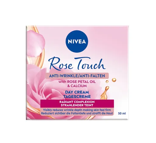 Nivea Rose Touch denní krém proti vráskám 50 ml