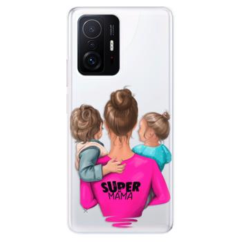 Odolné silikonové pouzdro iSaprio - Super Mama - Boy and Girl - Xiaomi 11T / 11T Pro