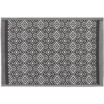 Venkovní koberec černý 120x180 cm BARMER, 249947 (beliani_249947)