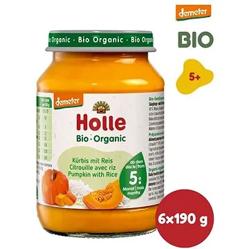 HOLLE BIO Dýně s rýží  6× 190 g (7640104954941)