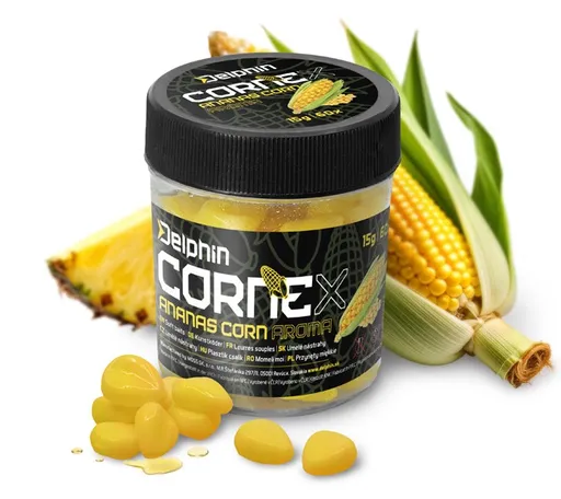 Delphin umělá nástraha cornex pop up 60 ks - kukuřice ananas