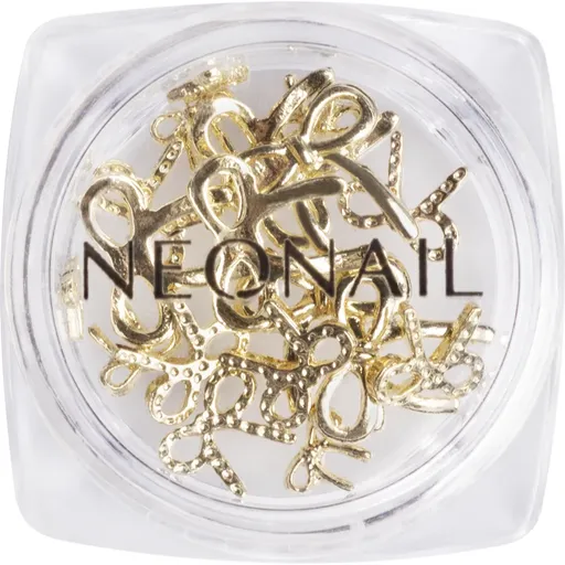 NEONAIL Nail Art 3D Bows dekorace na nehty odstín Gold 1 ks