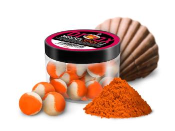 Delphin Plovoucí Nástraha BreaX POP 16mm 50g - Mušle-Koření / Oranžová-Bílá