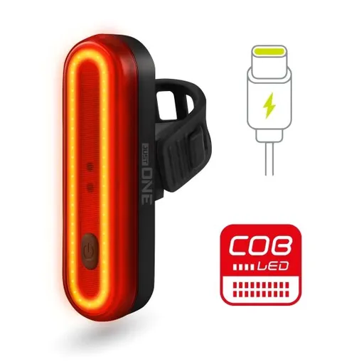 One FLASH 40 Zadní světlo na kolo, černá, velikost