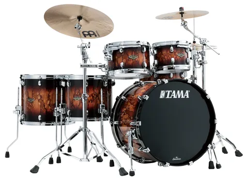 Tama Starclassic Walnut/Birch Lacquer Shell Molten Brown Burst Rock Se