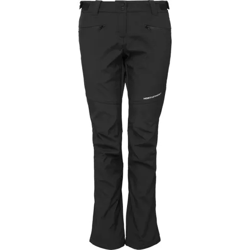 Northfinder HAYNA Dámské softshellové kalhoty, černá, velikost