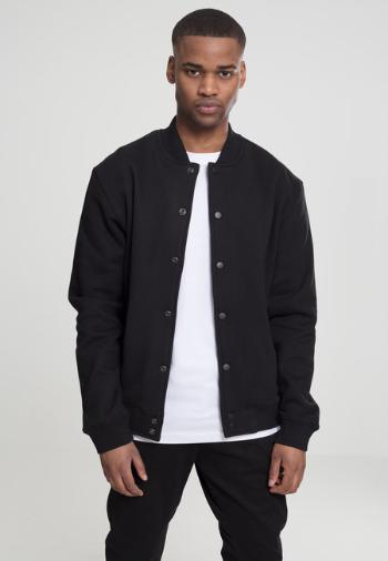 Urban Classics 2-tone College Sweatjacket blk/blk - XS