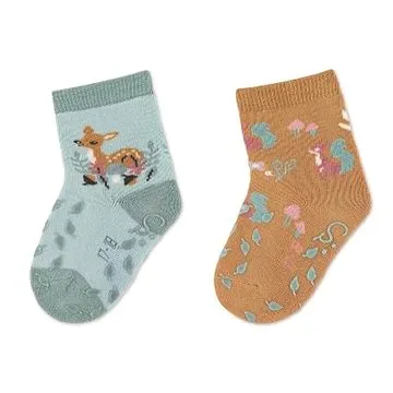 Sterntaler na lezení protiskluzové 2 páry srnka, tyrkysové 8112124 (HRAjkob1183nad)